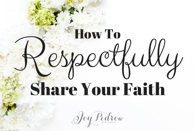 How To Share Your Faith