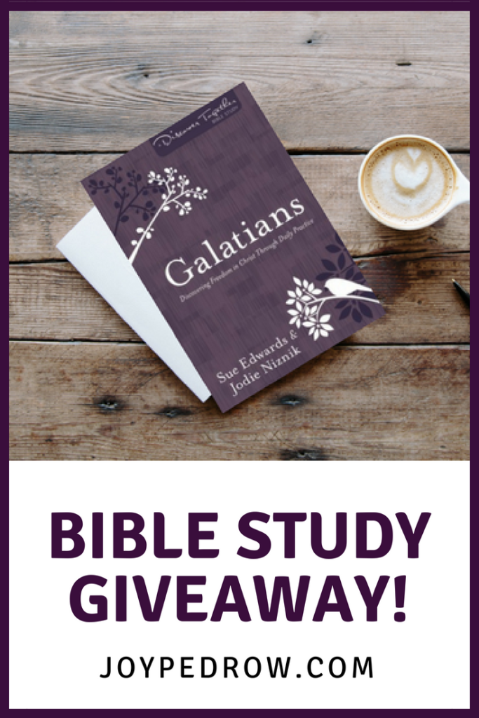 Galatians Bible Study Giveaway - JoyPedrow.com